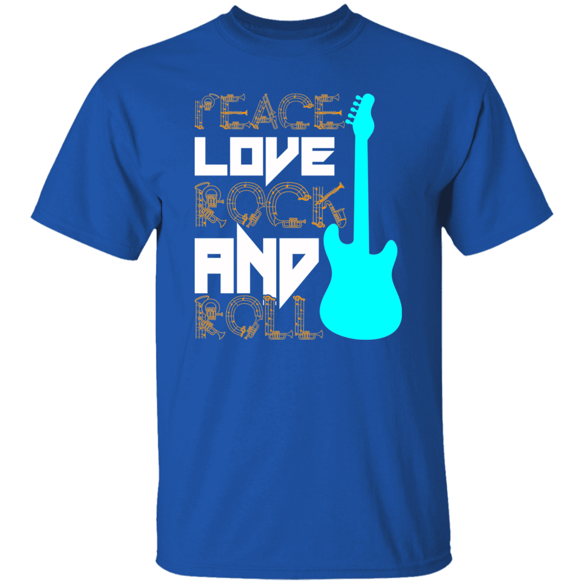 Peace Love Rock and Roll T-shirt