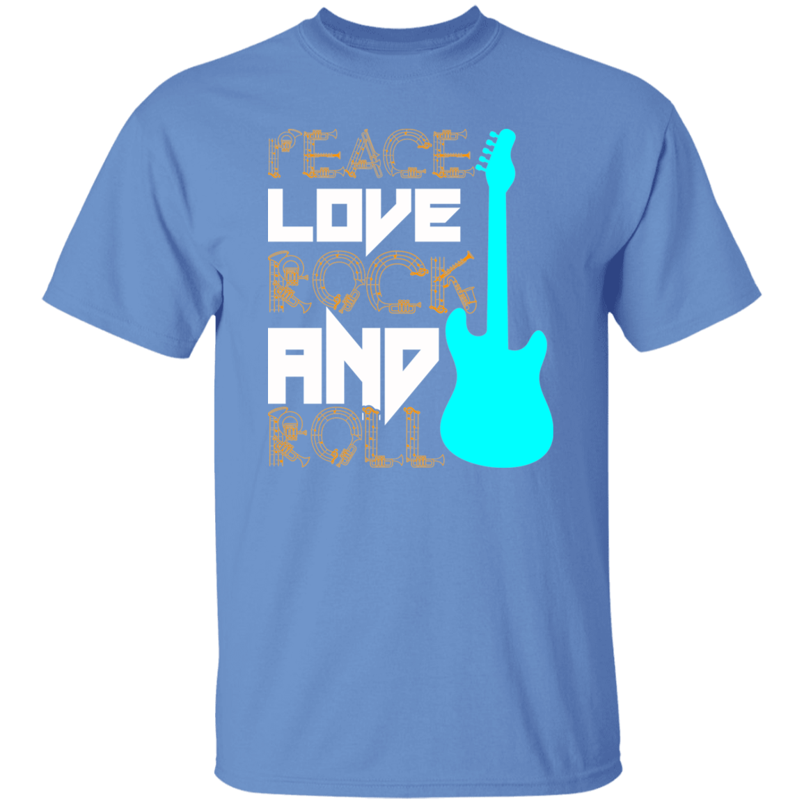 Peace Love Rock and Roll T-shirt