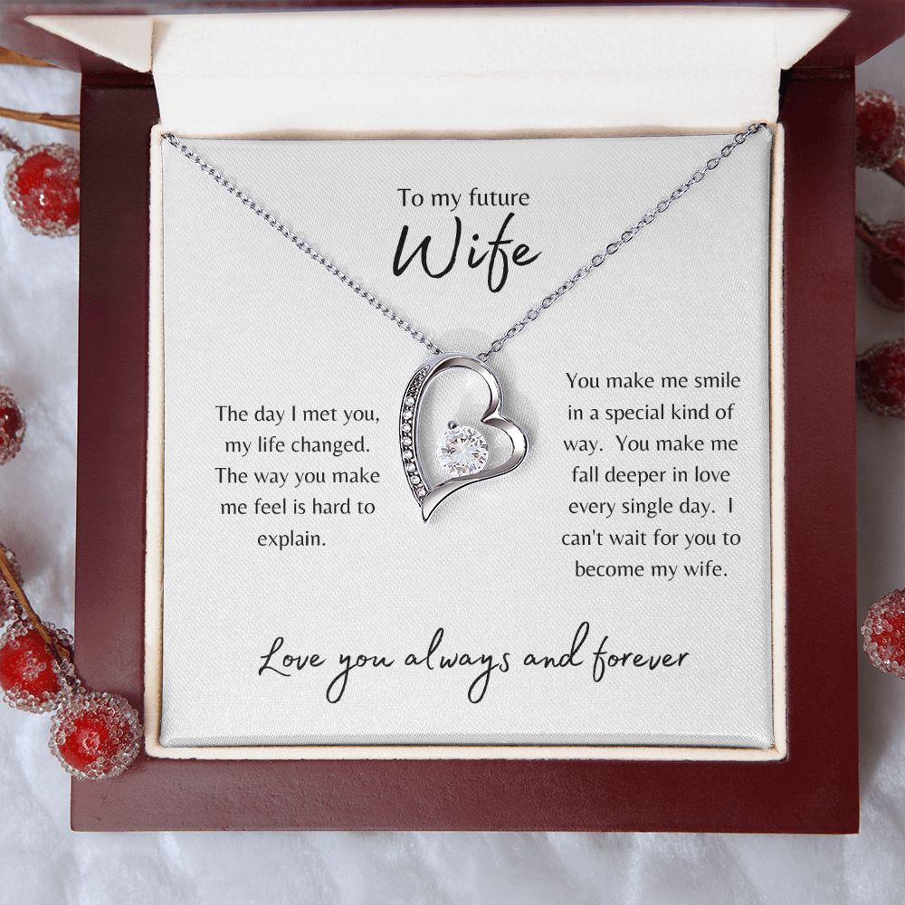 To My Future Wife Forever Love Necklace
