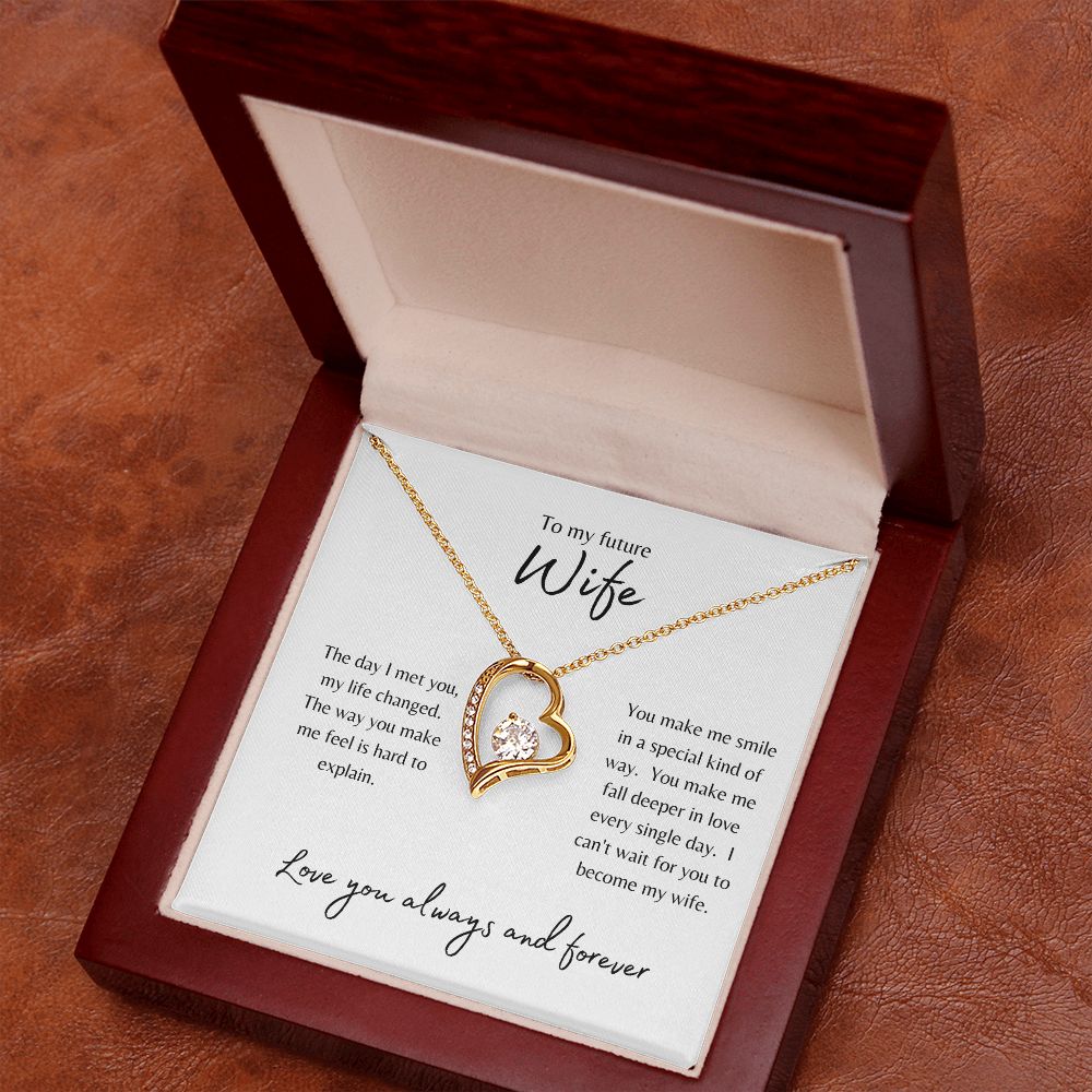 To My Future Wife Forever Love Necklace