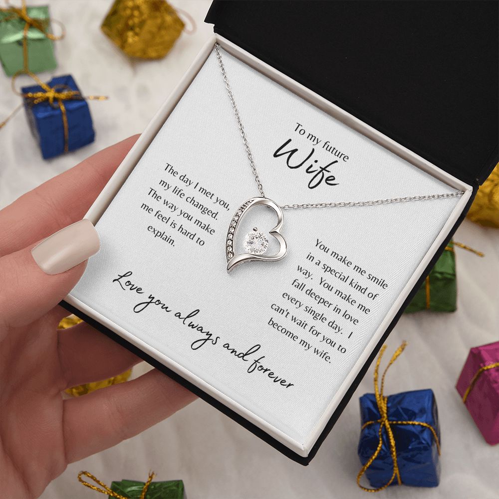 To My Future Wife Forever Love Necklace