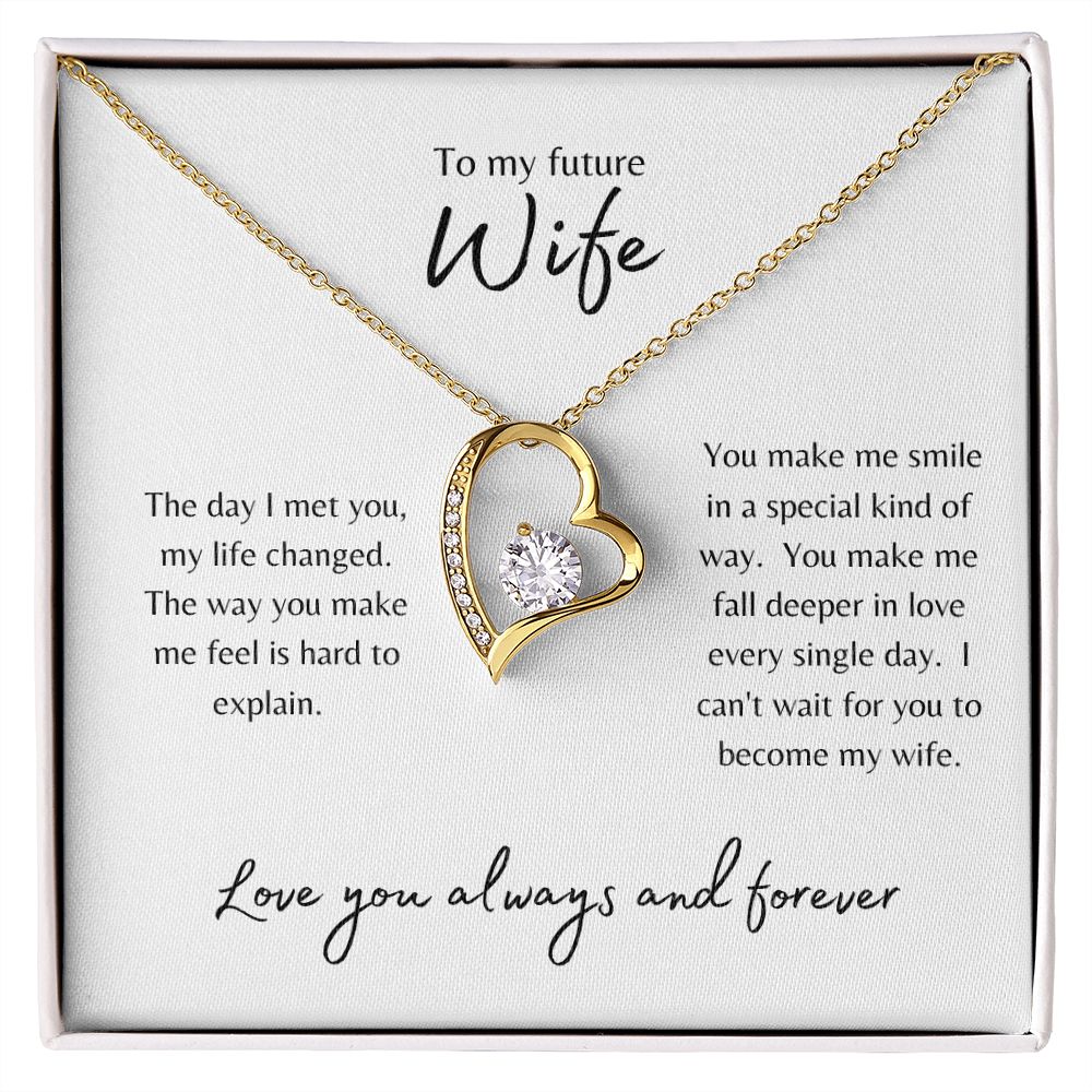 To My Future Wife Forever Love Necklace