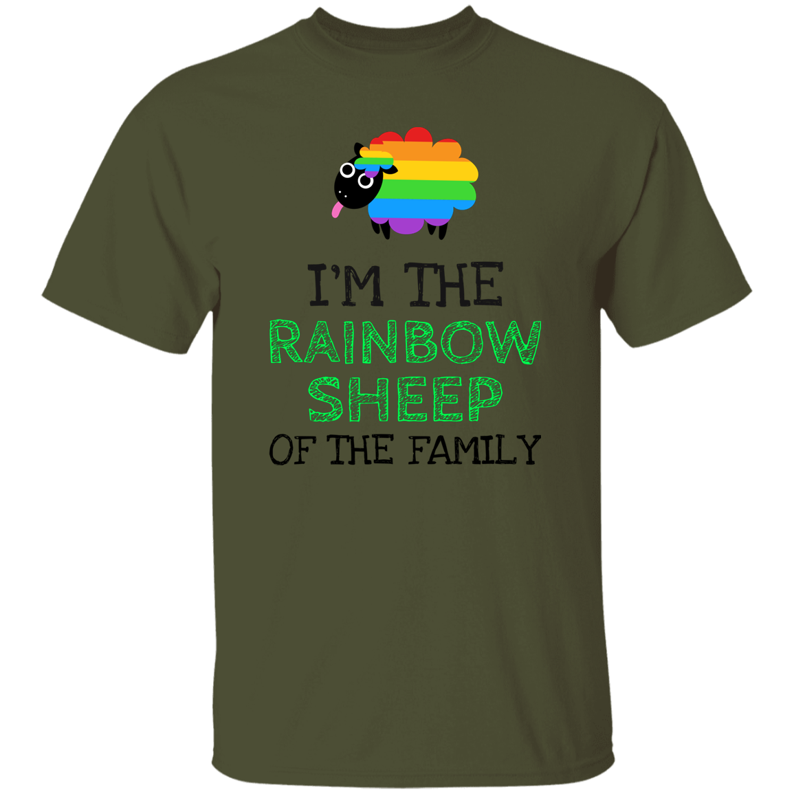Rainbow Sheep of the Family T-shirt