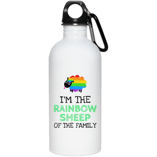 Rainbow Sheep 20 oz. Stainless Steel Water Bottle