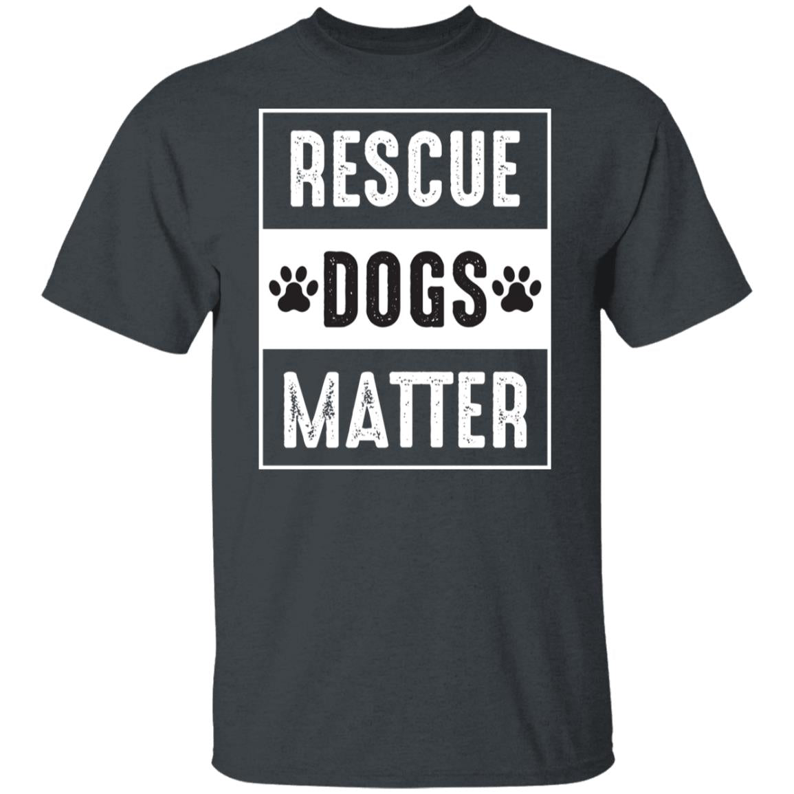 Rescue dogs matter tshirt