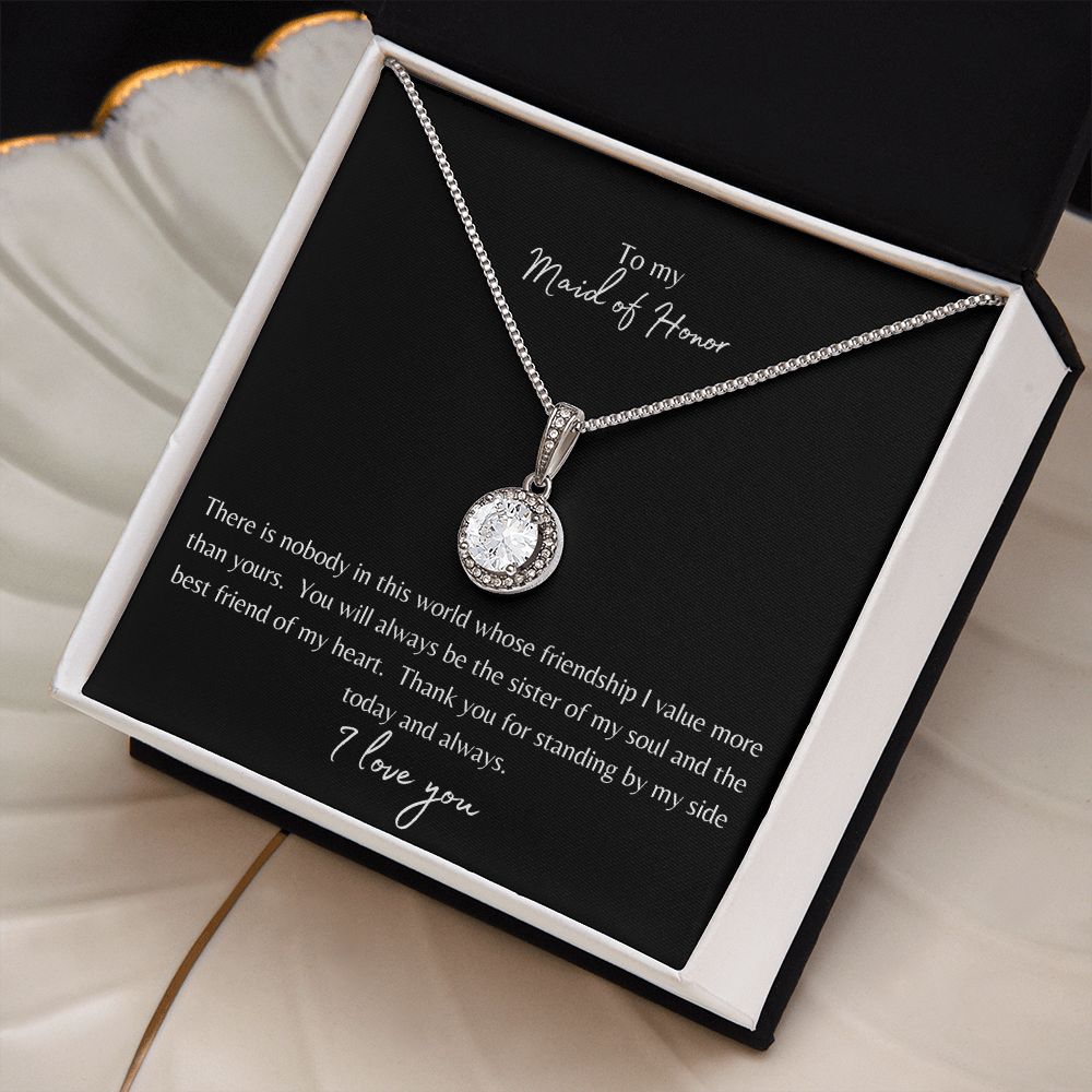 To My Maid of Honor Eternal Hope Necklace