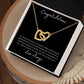 Interlocking Heart Necklace for Graduates