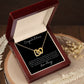 Interlocking Heart Necklace for Graduates