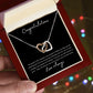 Interlocking Heart Necklace for Graduates