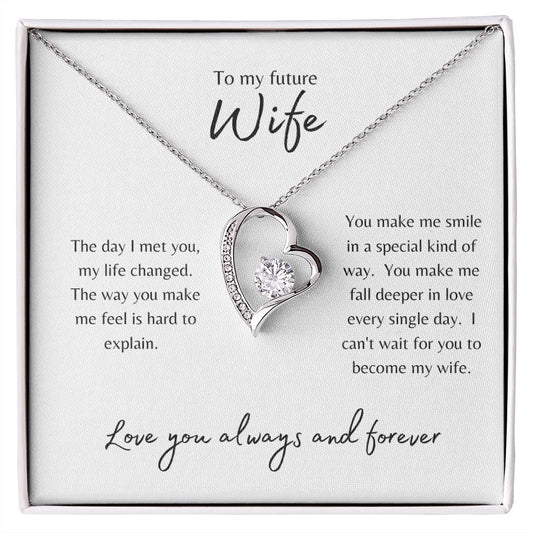 To My Future Wife Forever Love Necklace